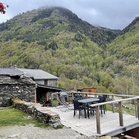 Grange Renovee, Pyrenees Ariegeoises, Haute Ariege 度假居 Auzat
